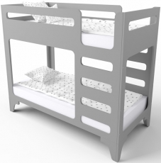 Кровать двухъярусная IndigoWood Cubed gray 160x80см